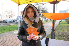 Просвітницька кампанія «Не мовчи. Ти маєш право на захист» відбулася в Ужгороді

