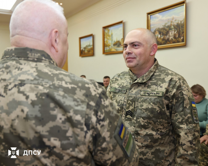 Прикордонника Мукачівського загону відзначили державною нагородою