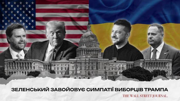 Зеленський завойовує симпатії виборців Трампа - The Wall Street Journal.