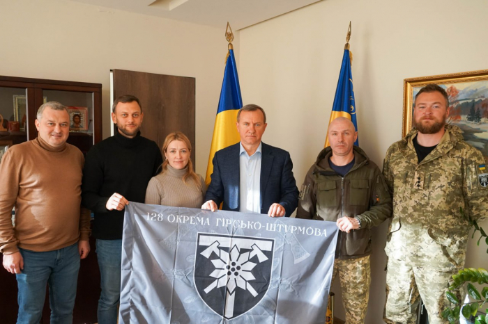 Військові 128-ї бригади подякували Ужгороду за підтримку