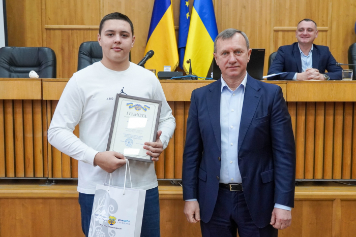 В Ужгородській міськраді нагородили спортсменів