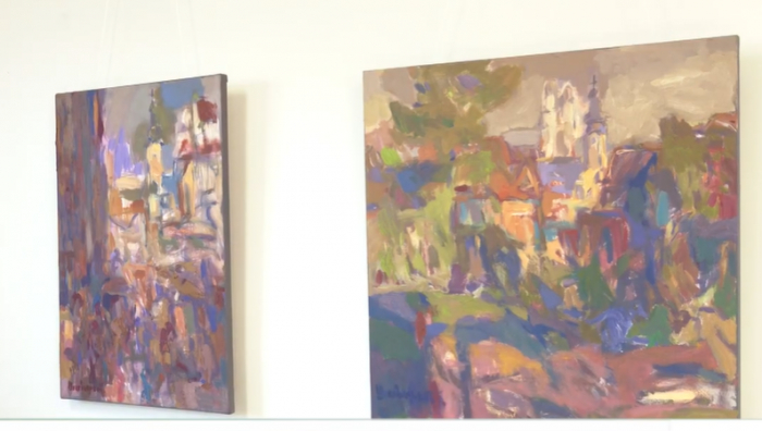 «Місто»: виставка робіт закарпатських художників у Генеральному консульстві Словацької Республіки