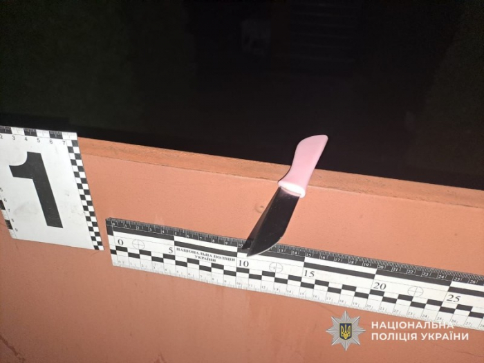 Замах на умисне вбивство у Виноградові: поліцейські затримали нападника, який накинувся на жінку з ножем