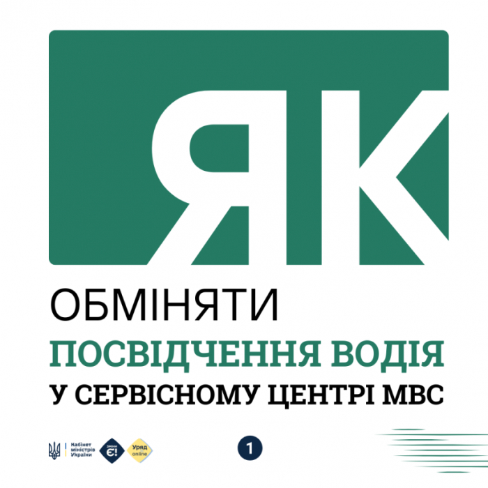 Як обміняти посвідчення водія у сервісному центрі МВС?