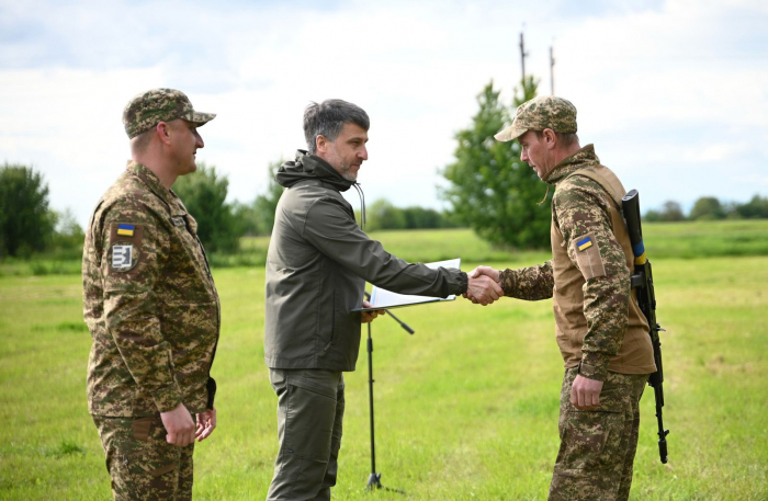 Мирослав Білецький привітав закарпатських нацгвардійців і вручив державні нагороди