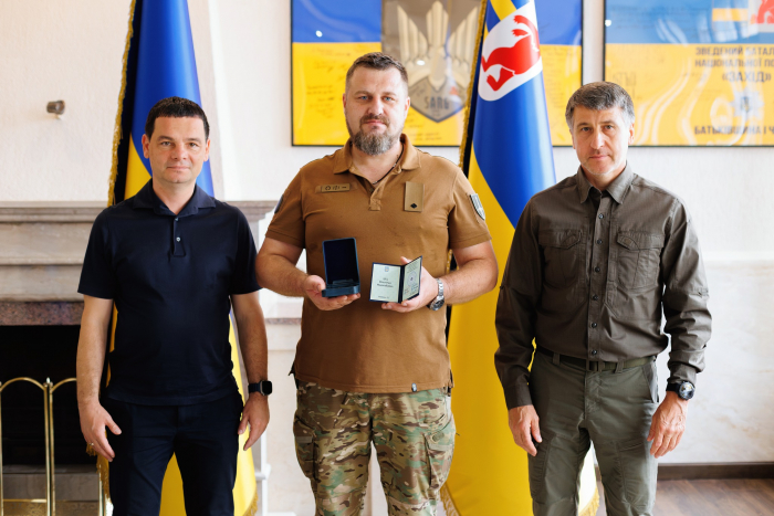 Молодшого лейтенанта ЗСУ Шіца Вільгельма відзначено нагрудним знаком «Честь і доблесть Закарпаття»