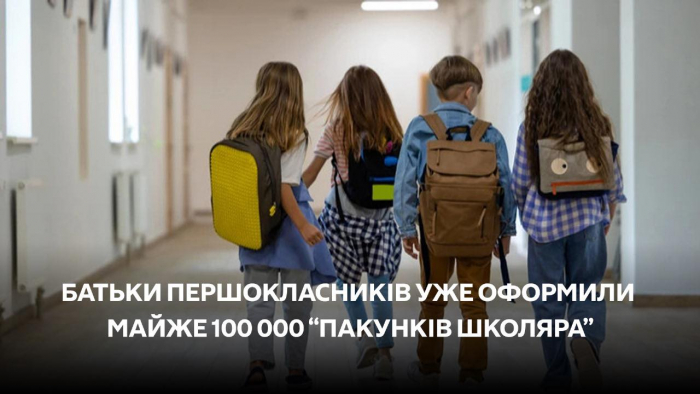 5000 гривень на «Пакунок школяра» для першокласників: заявки приймають до 15 листопада