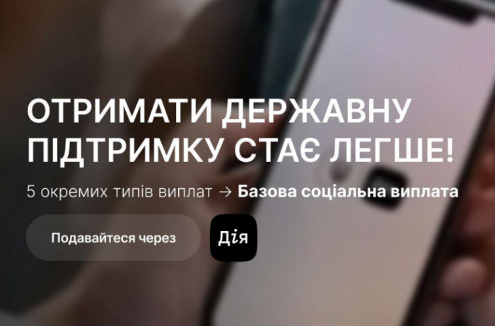 Базову соціальну допомогу можна оформити в «Дії»