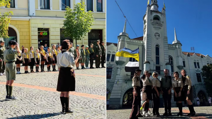 У центрі Мукачева відбулося урочисте відкриття нового пластового року