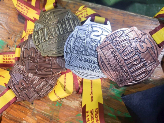 Ветеран із Закарпаття виборов 5 медалей на змаганнях «Strong Spirit’s Games» у Мадриді