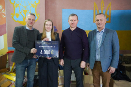 Ужгородський ліцей №15 отримав благодійну допомогу зі Словаччини на розвиток спортивної інфраструктури