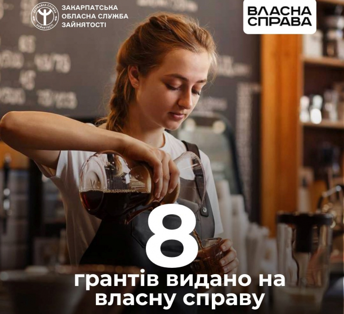 Ще вісім підприємців із Закарпаття отримали гранти на розвиток власної справи