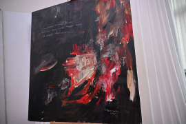 Презентація в Ужгороді картини «Народження і смерть заради життя»: вшанування пам’яті захисників через мистецтво