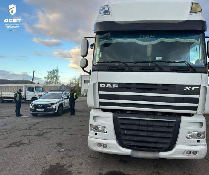 На Закарпатті водія вантажівки і перевізника оштрафували на 68 тисяч гривень