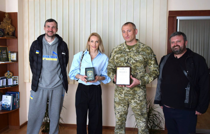 Президентка Федерації легкої атлетики України Ольга Саладуха відвідала прикордонників Мукачівського загону