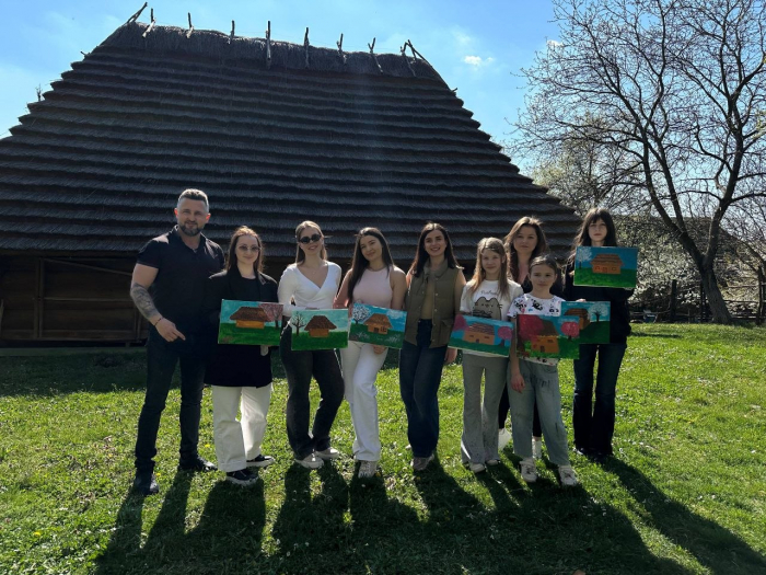 Напередодні Великодня Закарпастький осередок ГО «Захист держави» провів атмосферний мистецький майстер-клас із живопису у Старому Селі

