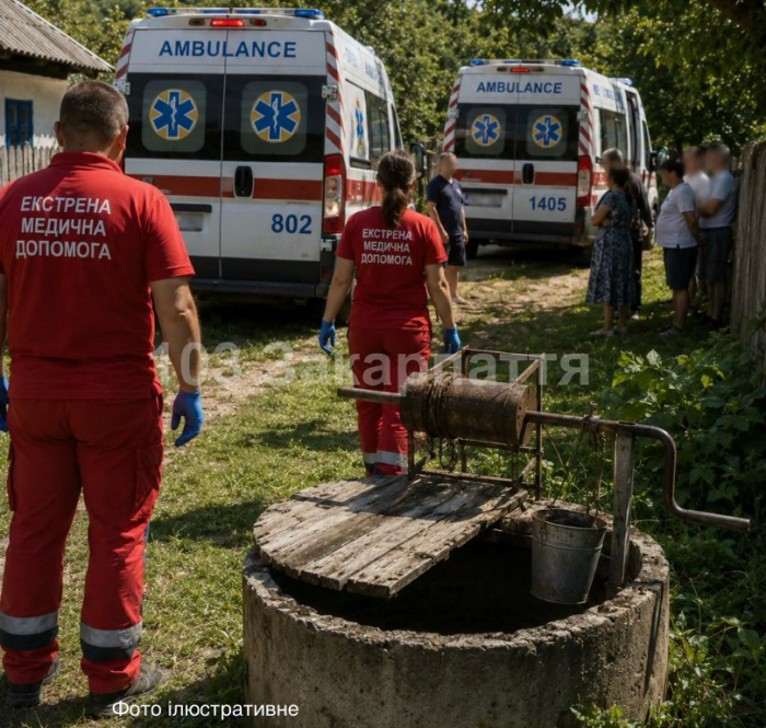 Дві бригади екстренки рятували 3-річну дівчинку, яка впала у 2,5-метровий колодязь на Берегівщині