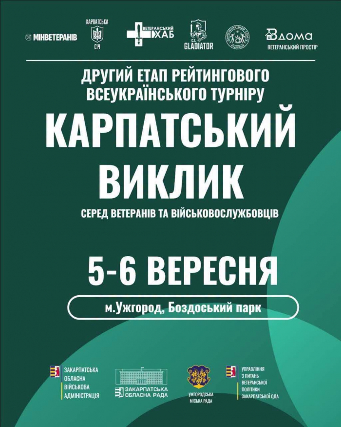 Змагання сили, витривалості й незламності: «Карпатський виклик» в Ужгороді

