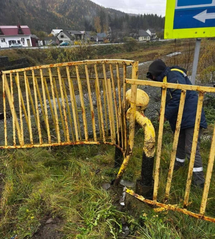 Через ДТП на Міжгірщині понад 200 осель залишилися без газу
