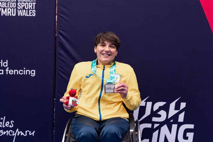 Ужгородка Надія Дьолог здобула «срібло» на чемпіонаті Європи з фехтування на візках


