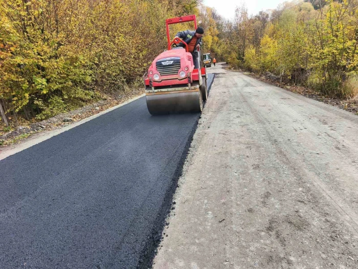 На Закарпатті триває ремонт місцевих доріг: де укладають новий асфальт та відновлюють покриття

