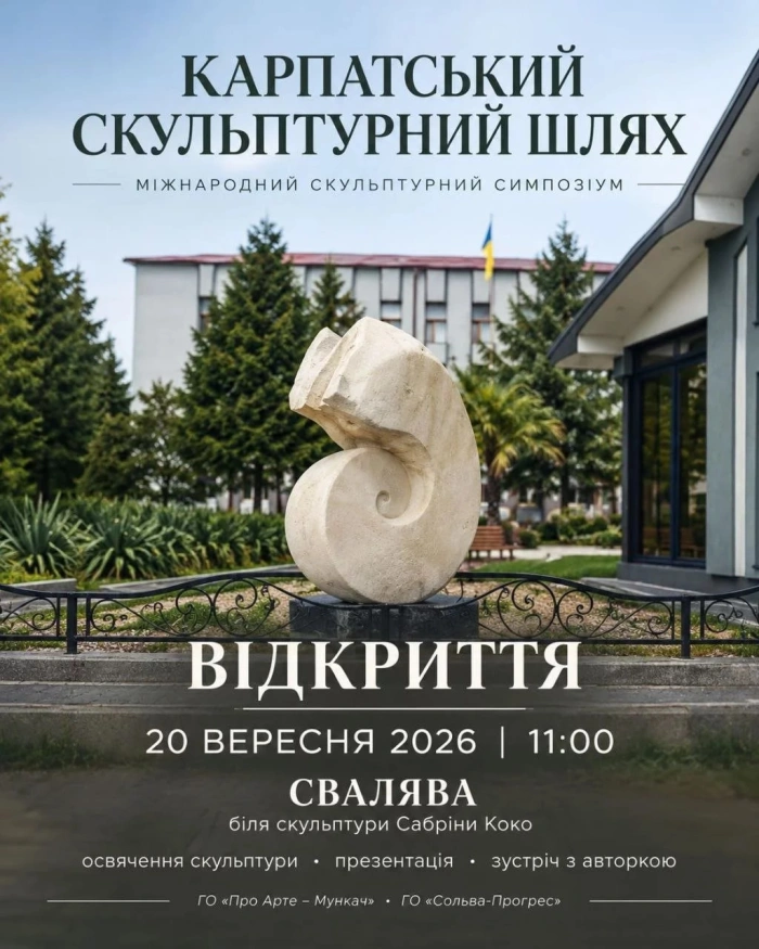 На Закарпатті триває Міжнародний скульптурний симпозіум у межах проєкту «Карпатський скульптурний шлях»
