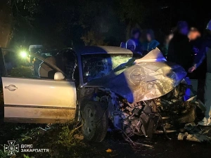 На Рахівщині внаслідок ДТП рятувальники деблокували двох людей
