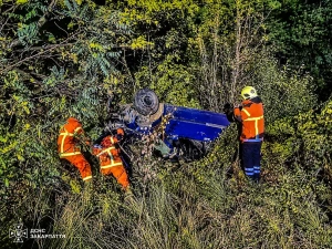 На Мукачівщині внаслідок ДТП травмувався водій легковика
