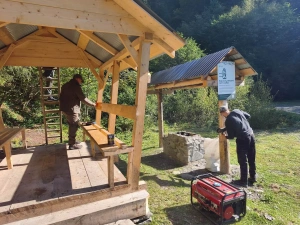 У Карпатському біосферному заповіднику облаштовують туристичні маршрути та місця відпочинку

